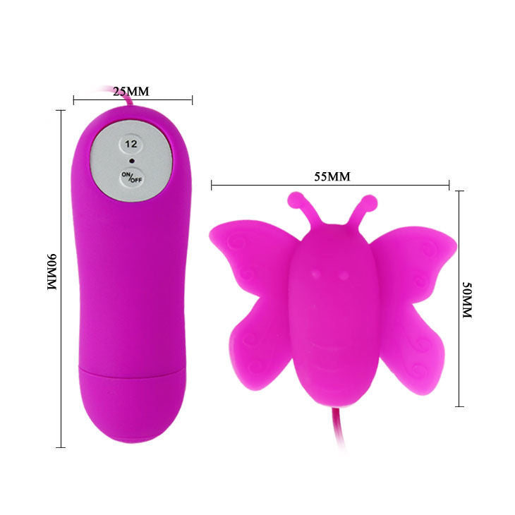 Comprar BAILE Estimulador Mariposa Lila – Diseño Ergonómico Con 12 Velocidades Y Control Remoto-Noxtic