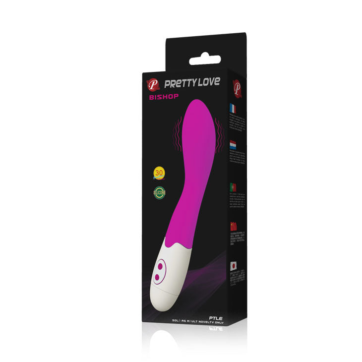 Comprar PRETTY LOVE Vibrador Bishop Lila – Masajeador Potente Con Diseño Elegante-Noxtic