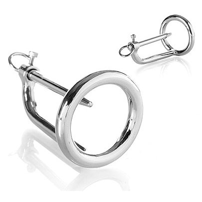 METAL HARD - ANILLO GLANDE CON PLUG-METAL HARD-Noxtic