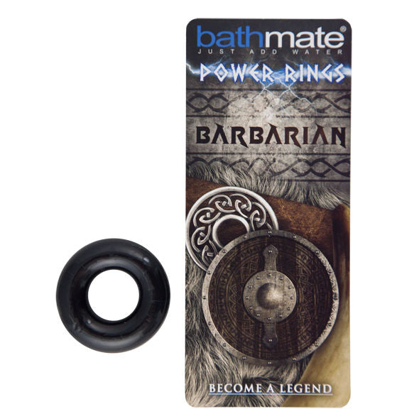 BATHMATE Anillo Pene Barbarian Negro – Anillo Resistente Para Erecciones Duraderas