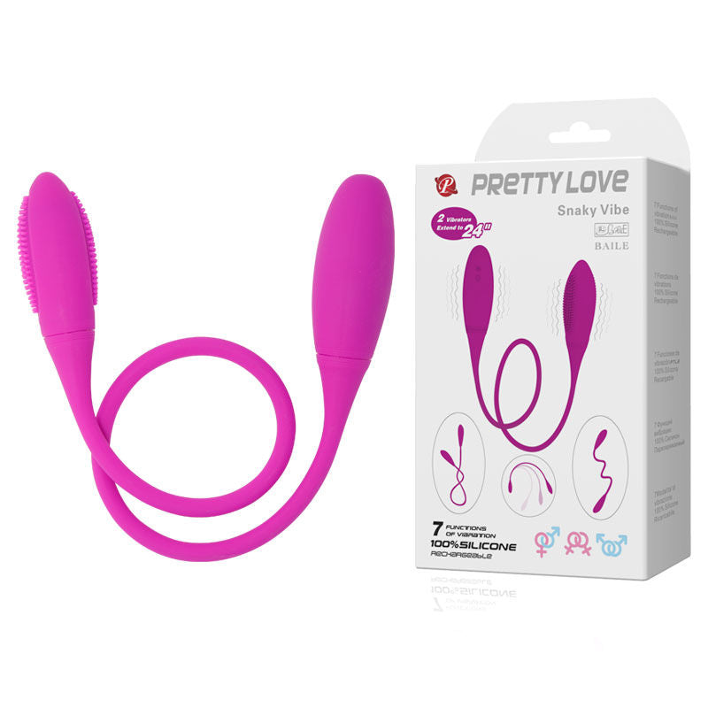 Comprar Pretty Love Snaky Deluxe Vibrador 7 V – Juguete Ergonómico Con Múltiples Opciones De Estimulación-Noxtic