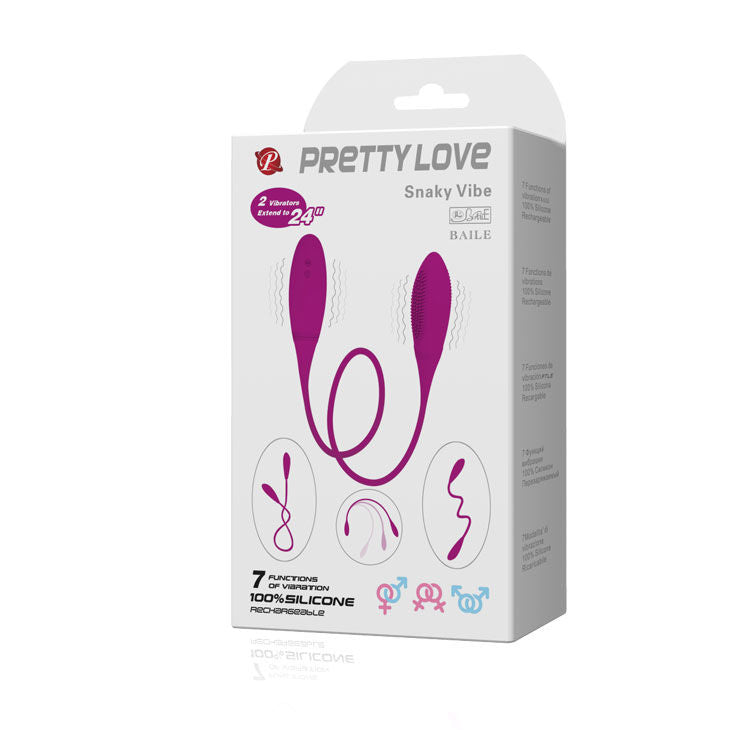 Comprar Pretty Love Snaky Deluxe Vibrador 7 V – Juguete Ergonómico Con Múltiples Opciones De Estimulación-Noxtic