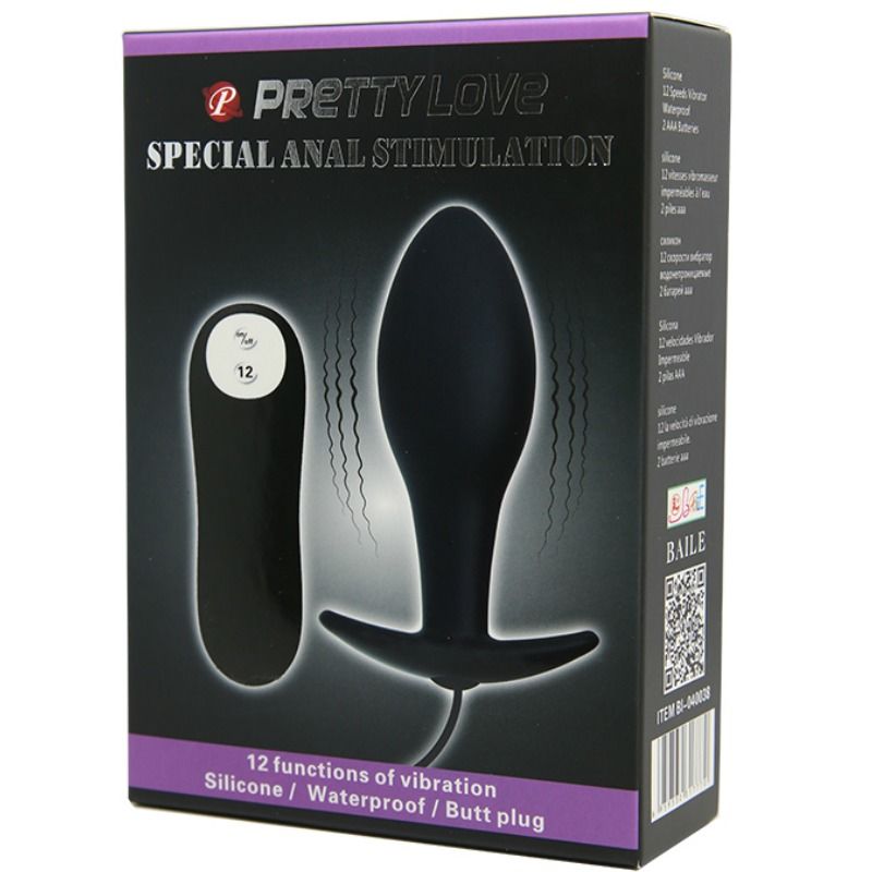 Comprar Pretty Love Plug Anal Silicona Forma Ancla – 12 Modos De Vibración Para Placer Personalizado-Noxtic