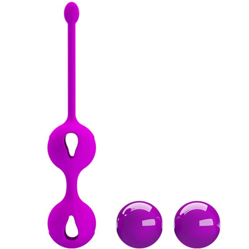 PRETTY LOVE Kegel Tighten Up II – Bolas De Ejercicio Kegel Con Silicona Premium