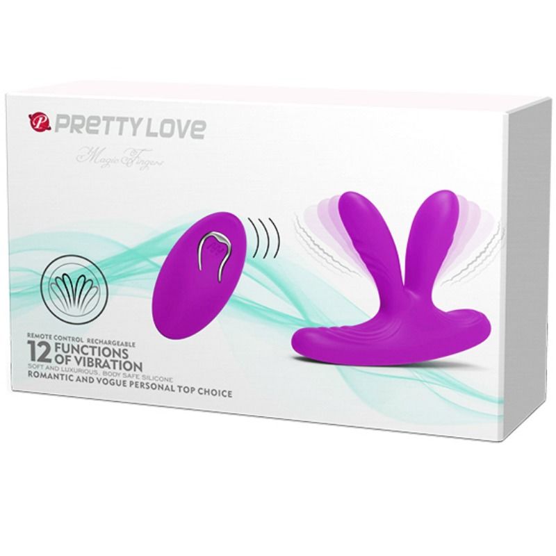 Comprar Pretty Love Magic Finger – Estimulador Doble Con Control Remoto Y Silicona Suave-Noxtic