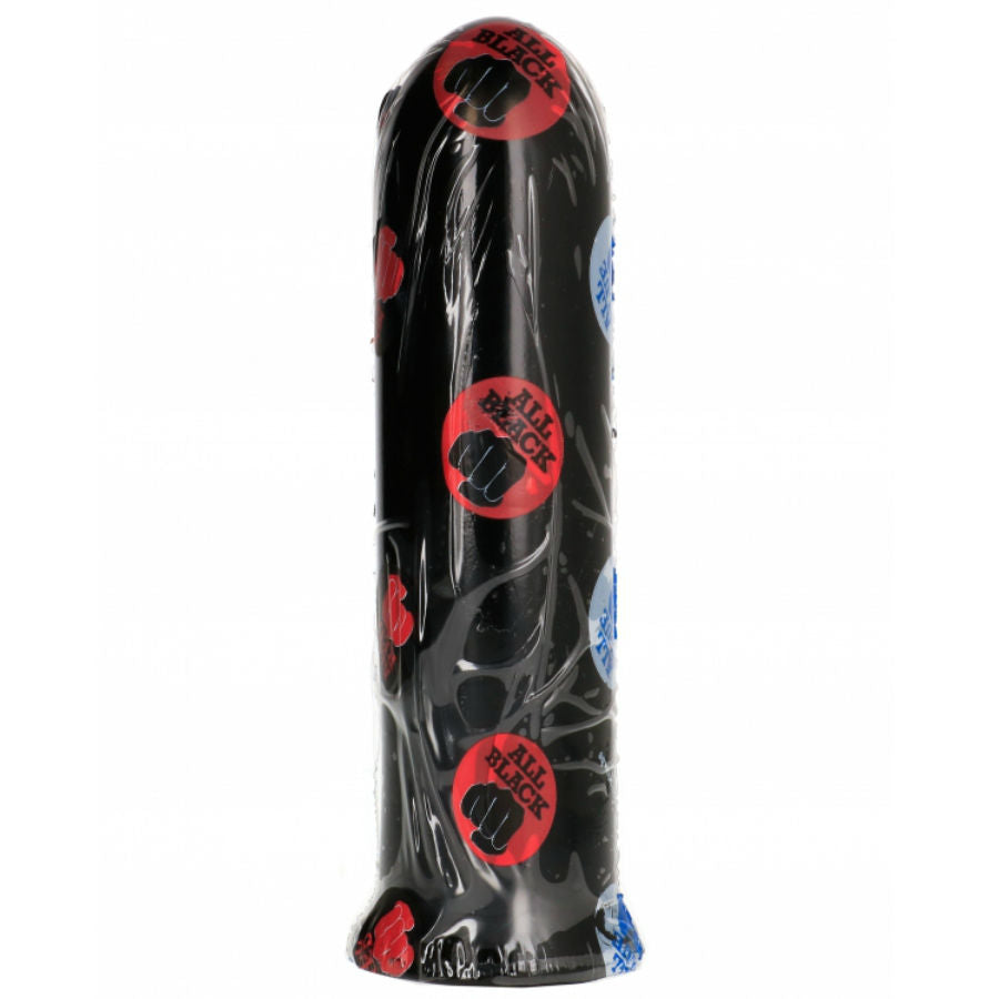 Dildo All Black 19 cm – Texture morbida per un'esperienza piacevole