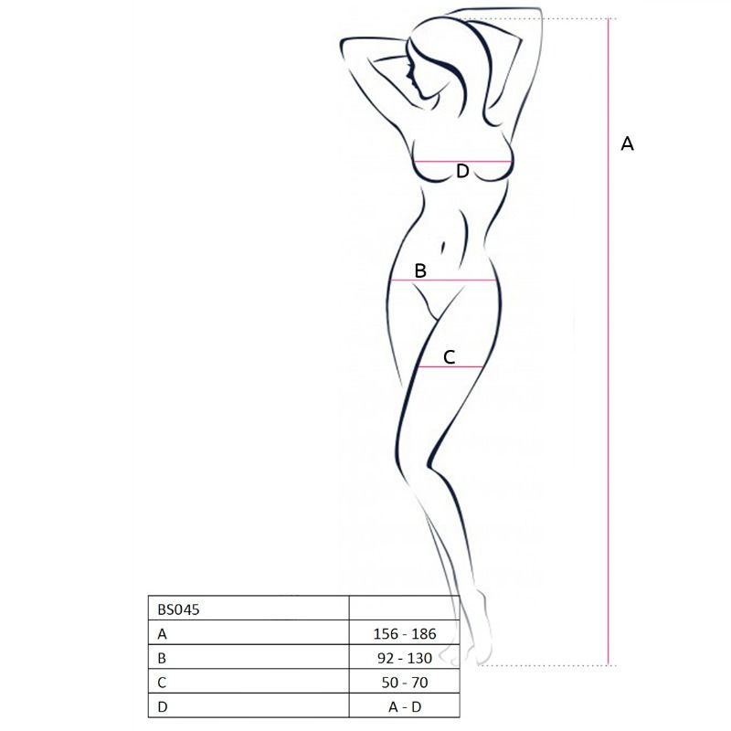 Comprar PASSION Bodystocking Blanco Talla Única – Diseño Sexy Para Mayor Confianza y Estilo-Noxtic
