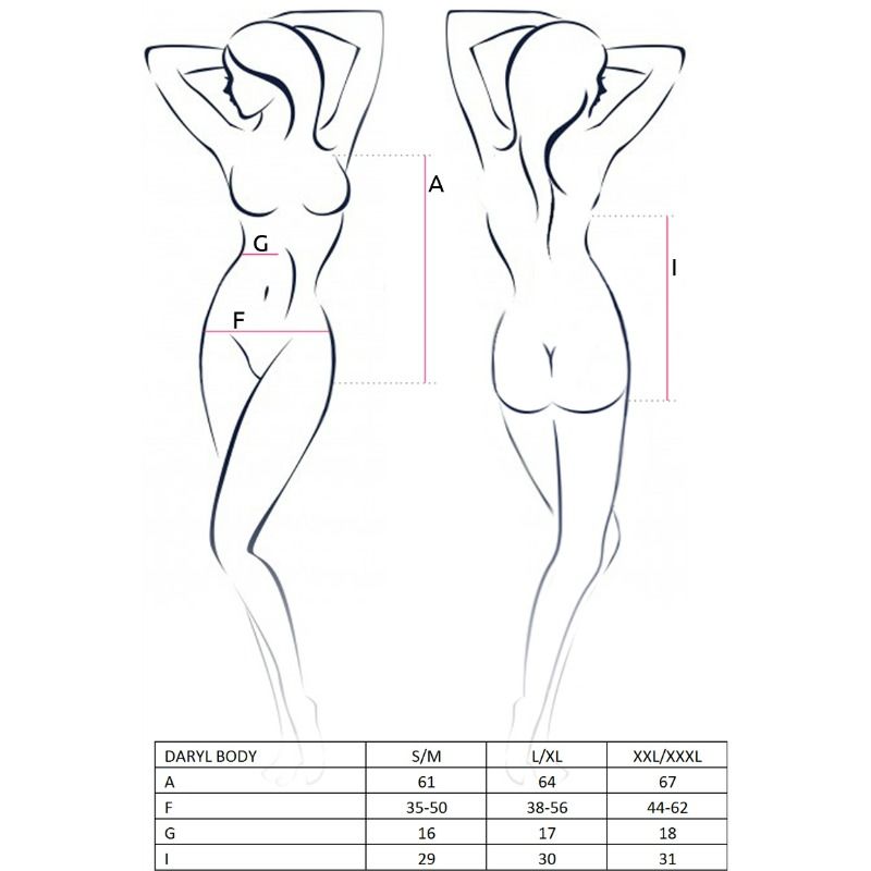 Comprar PASSION Woman Daryl Teddy Negro Talla L/XL – Diseño Elegante Que Resalta Tus Curvas-Noxtic