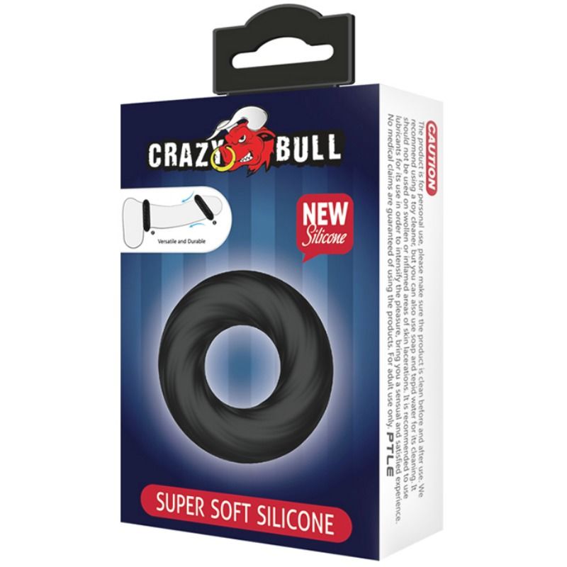 Comprar CRAZY BULL Anillo Silicona Super Suave – Diseño Ergonomico Para Comodidad Duradera-Noxtic