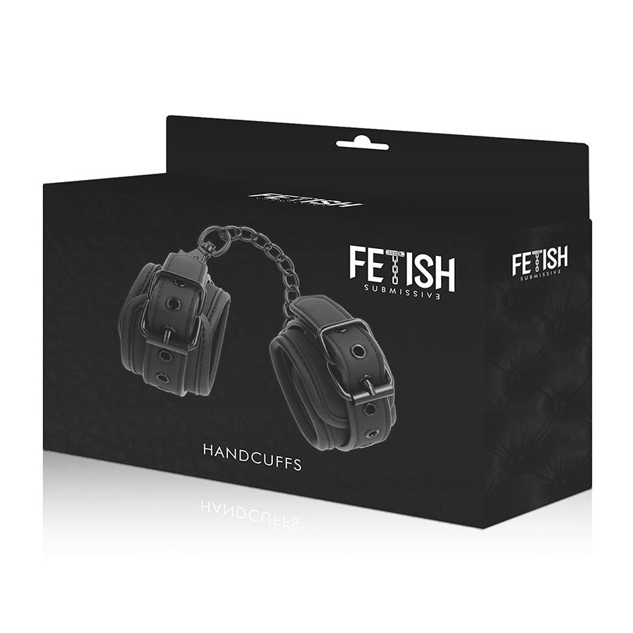 Comprar Fetish Submissive Esposas Cuero Vegano – Comodidad y Estilo Para Juegos de Dominación-Noxtic