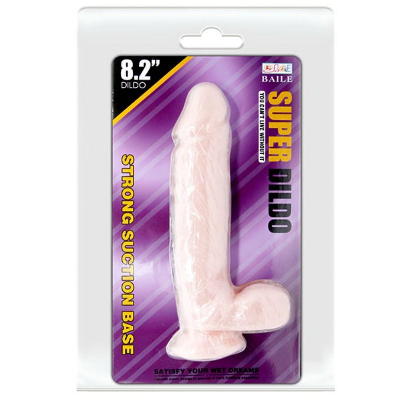 BAILE - SUPER DILDO REALÍSTICO NATURAL