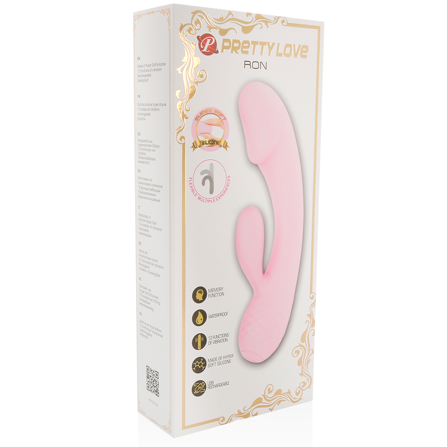 PRETTY LOVE Vibratore Coniglio Intelligente - Vibratore Medico Ricaricabile in Silicone con Design Elegante