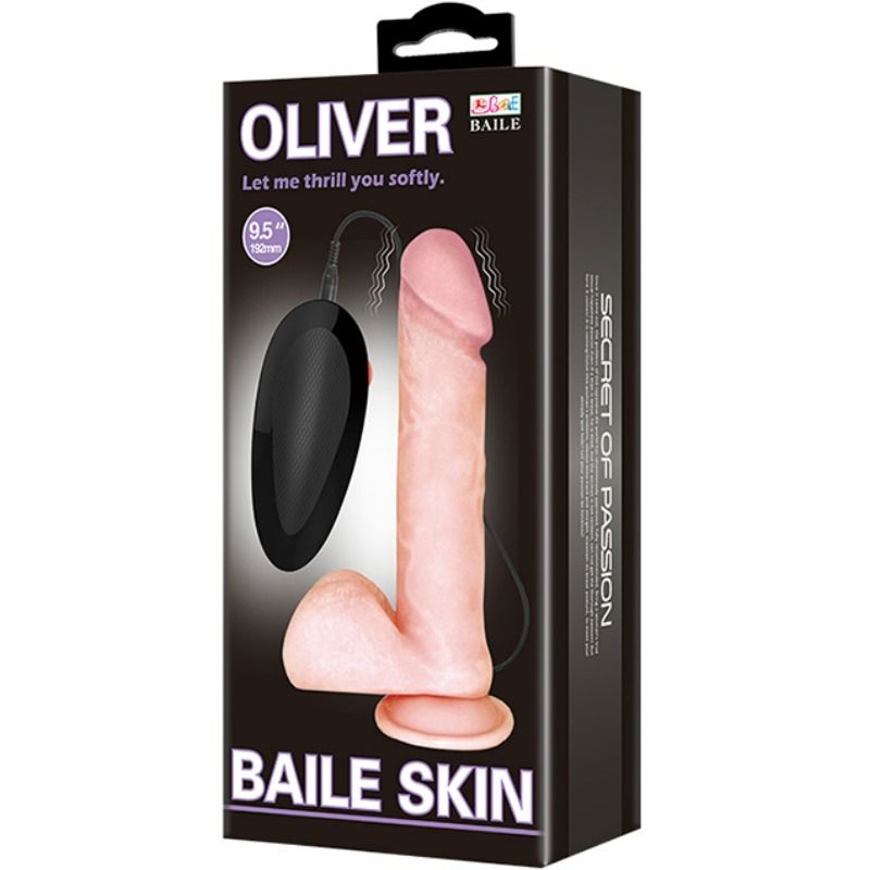 Dildo realistico BAILE Oliver con vibrazione – Design ergonomico con vibrazioni potenti