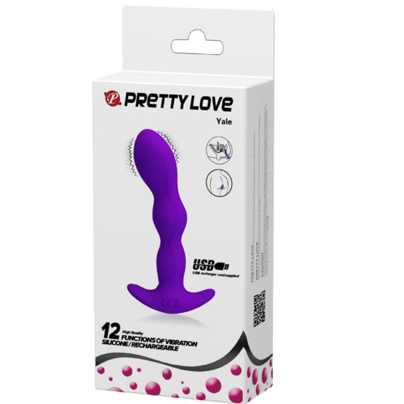 Comprar Pretty Love Masajeador Anal 12 Modos Vibración Lila – Diseño Silicona Para Placer Personalizado-Noxtic