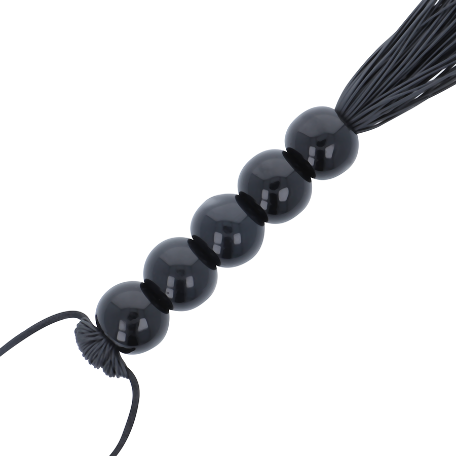 DARKNESS Látigo Bondage Negro Fino – Diseño Elegante Para Exploración Sensitiva