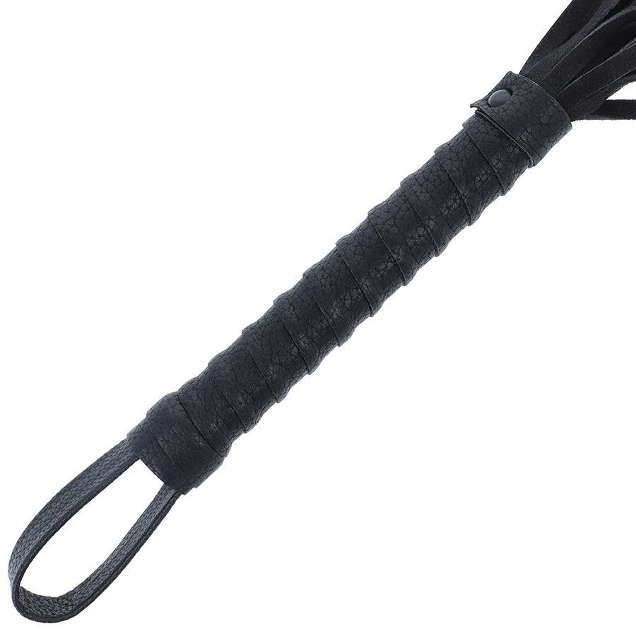 Comprar DARKNESS Látigo Bondage Negro – Diseño Elegante Con Mango De Piel Para Experiencias Únicas-Noxtic