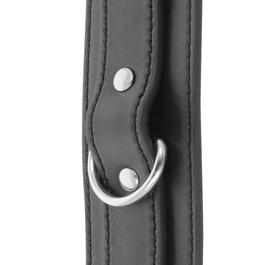 DARKNESS Esposas Ajustables Negras – Diseño Elegante Con Doble Cinta Refuerzo