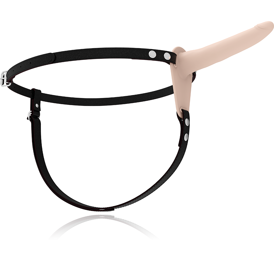 FETISH SUBMISSIVE HARNESS - SILICONA FLESH 15 CM-FETISH SUBMISSIVE HARNESS-Noxtic