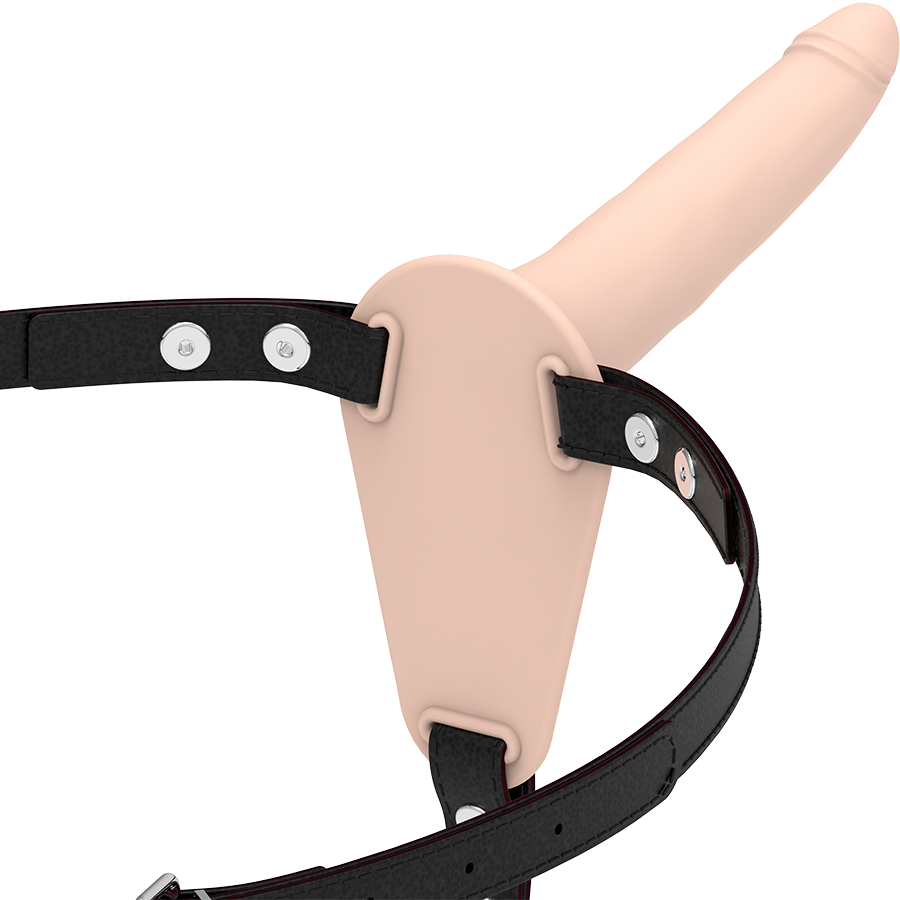 FETISH SUBMISSIVE HARNESS - SILICONA FLESH 15 CM-FETISH SUBMISSIVE HARNESS-Noxtic