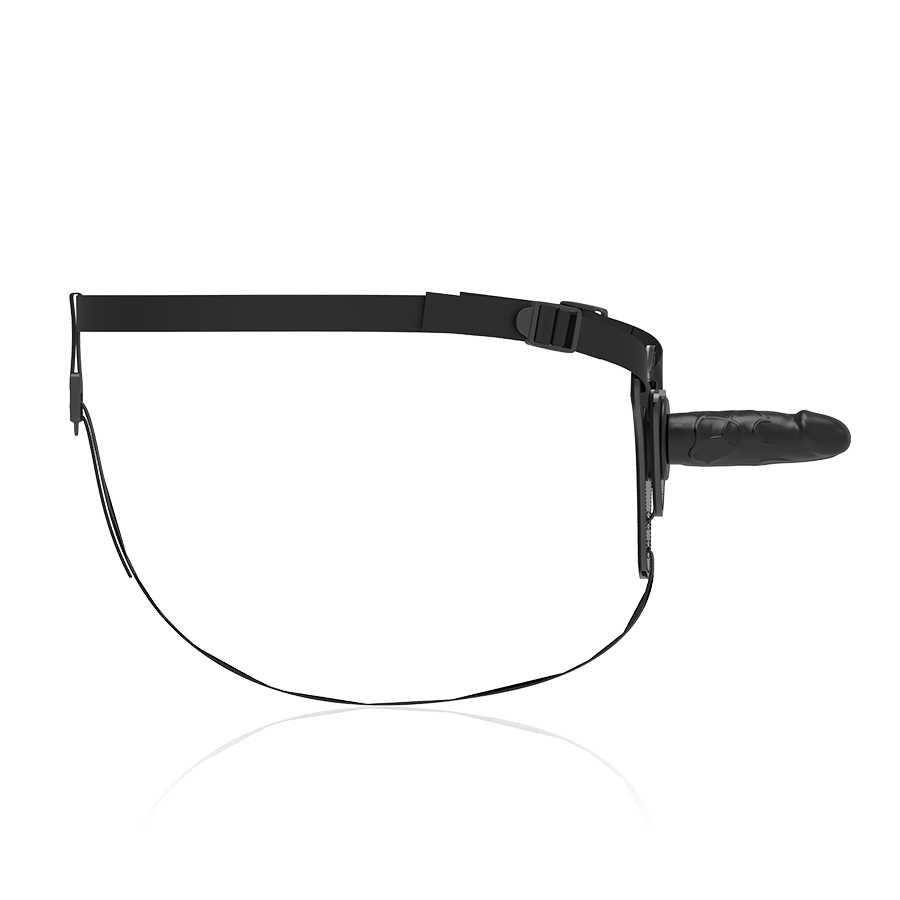 FETISH SUBMISSIVE HARNESS - SILICONA NEGRO REALISTIC 15 CM-FETISH SUBMISSIVE HARNESS-Noxtic