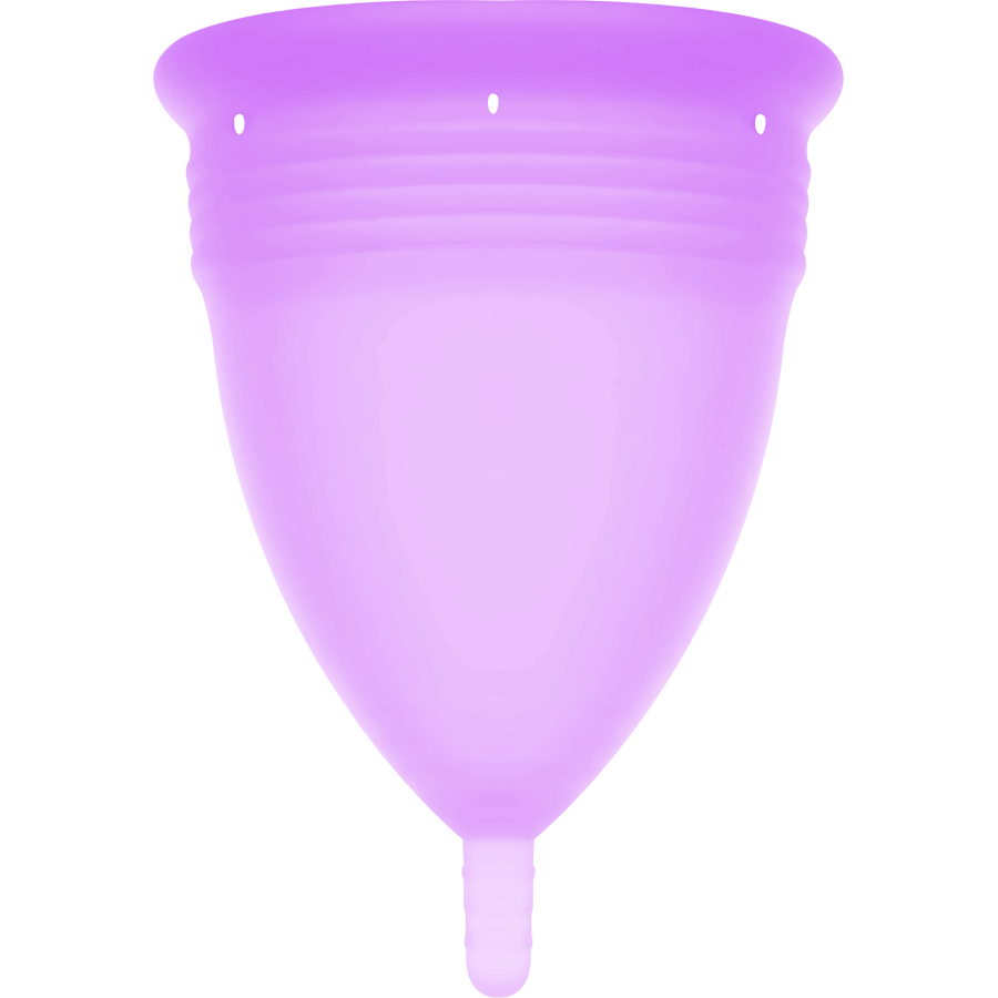 STERCUP - COPA MENSTRUAL FDA SILICONA LILA - TALLA L-STERCUP-Noxtic