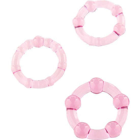 Comprar SEVEN CREATIONS Juego Tres Anillos – Anillas De Silicona Para Mejora De Erecciones-Noxtic