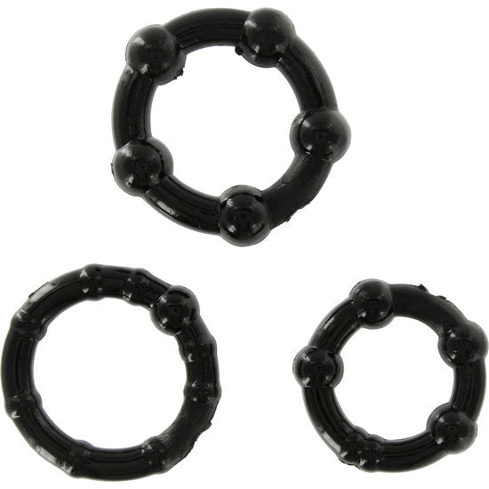 Comprar SEVEN CREATIONS Juego Tres Anillos – Anillas De Silicona Para Erecciones Más Duraderas-Noxtic