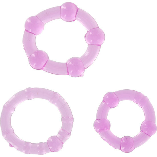 Comprar SEVEN CREATIONS Juego Tres Anillos – Anillas De Silicona Para Erecciones Más Duraderas-Noxtic