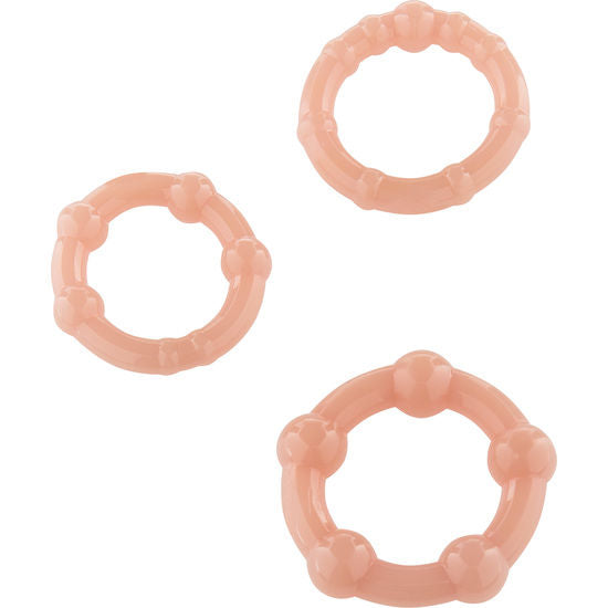 Comprar SEVEN CREATIONS Juego Tres Anillos – Anillas De Silicona Para Mayor Duración De Erección-Noxtic