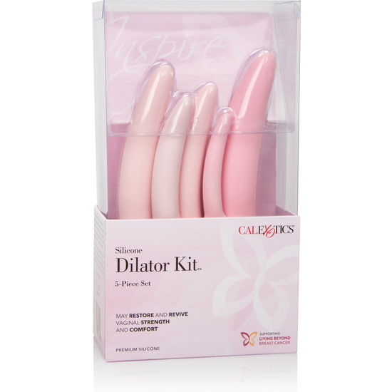 CALEXOTICS Inspire Kit Dilatador Silicona 5 Pcs – Conjunto Elegante Para Autoexploración Con Silicona Médica