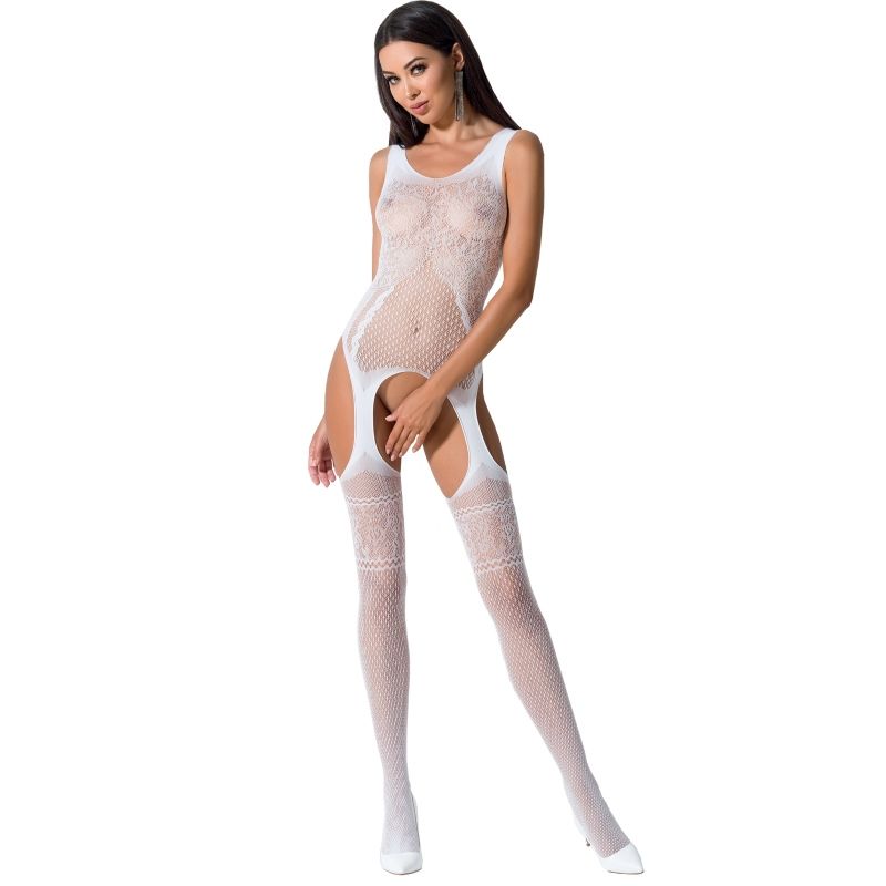 Comprar PASSION Woman BS061 Bodystocking Rojo Talla Única – Diseño Elegante Para Comodidad Asegurada-Noxtic