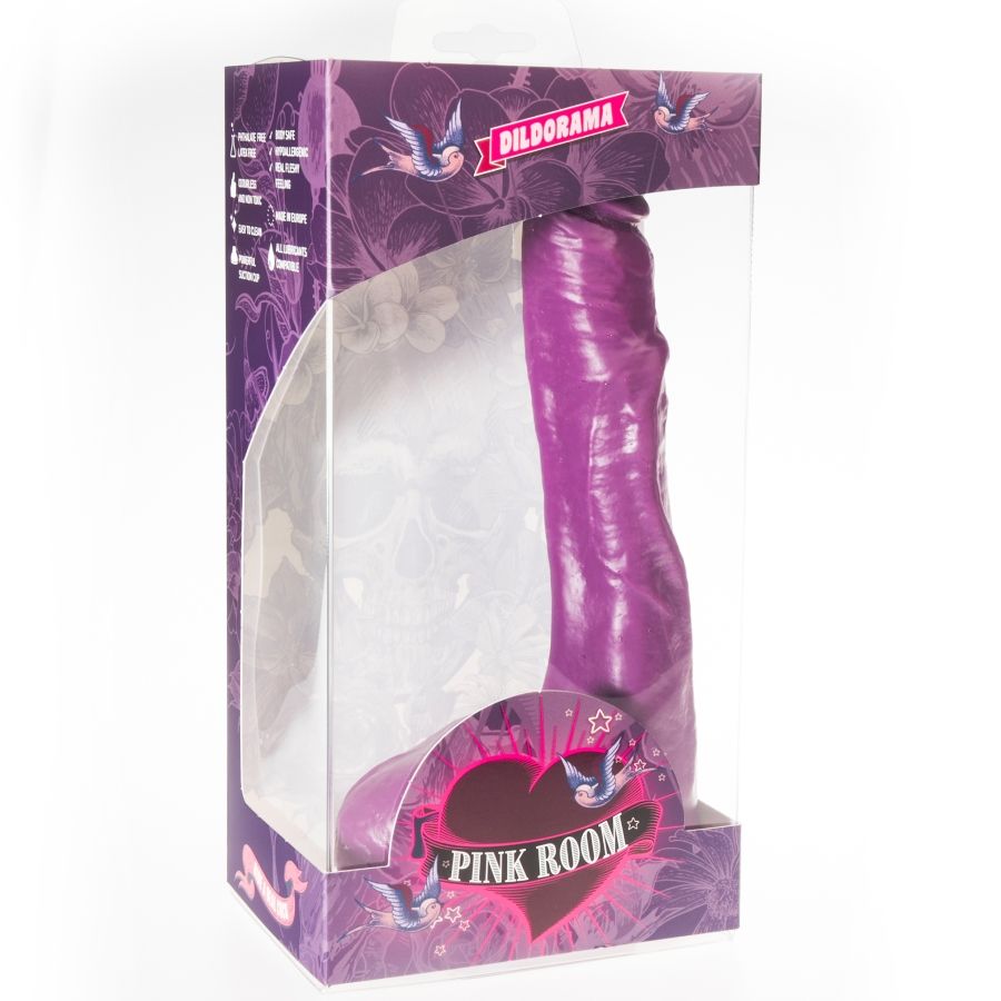 PINK ROOM Nilo Dildo Realistico Lilla 23 cm – Design Autentico per l'Esplorazione Personale