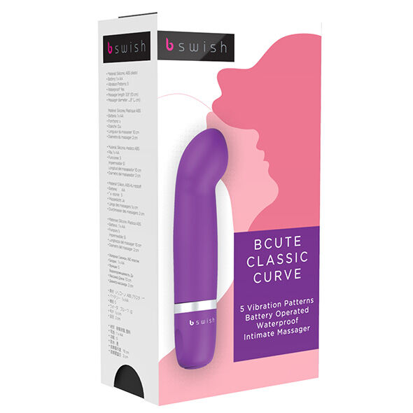 Comprar B SWISH Bcute Classic Curve – Masajeador Discreto Con Punta Curva Para Placer Versátil-Noxtic