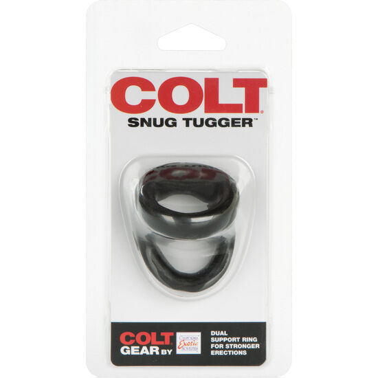 Comprar CALEXOTICS Colt Snug Tugger Negro – Anillo Elástico Para Mayor Resistencia Durante Relación-Noxtic