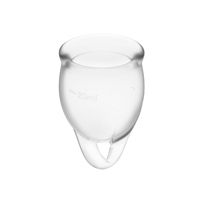 Comprar Satisfyer Feel Confident Kit Copa Menstrual Transparente – Diseño Moderno Con Comodidad y Libertad Sensorial-Noxtic