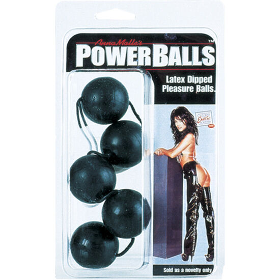 CALEXOTICS Power Balls Nero – Palline per esercizi di Kegel con design ergonomico