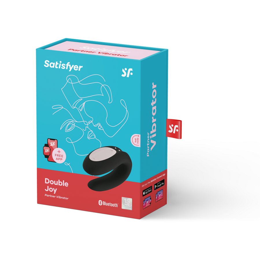 Comprar Satisfyer Double Joy Con App Morado – Estimulador Ergonómico Para Placer Personalizado-Noxtic