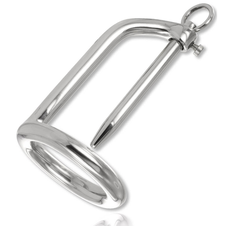 METAL HARD - ANILLO GLANDE CON PLUG-METAL HARD-Noxtic