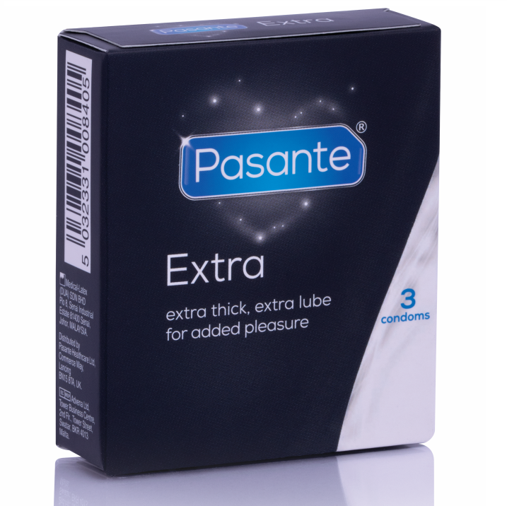 Comprar PASANTE Extra Preservativo Extra Gruesos 3 Unidades – Protección Segura Con Diseño Robusto-PRESERVATIVOS-Noxtic