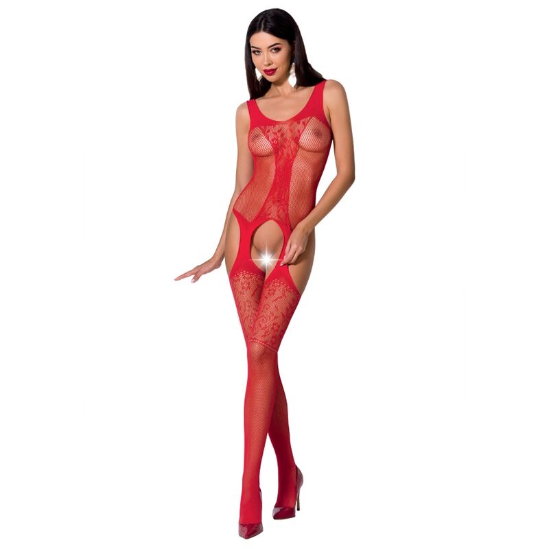 Comprar PASSION Bodystocking BS072 Talla Única Negro – Diseño Elegante Que Realza Tu Figura-Noxtic