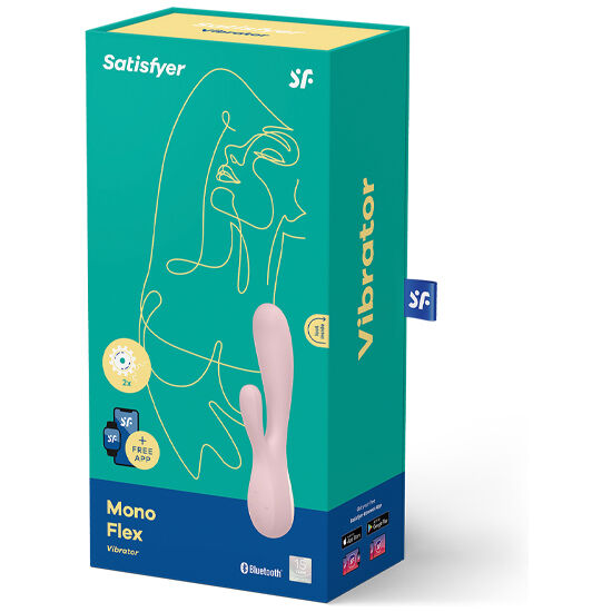 Comprar Satisfyer Mono Flex Rosa Con App – Juguete Ergonómico Con Control Desde Aplicación-Noxtic