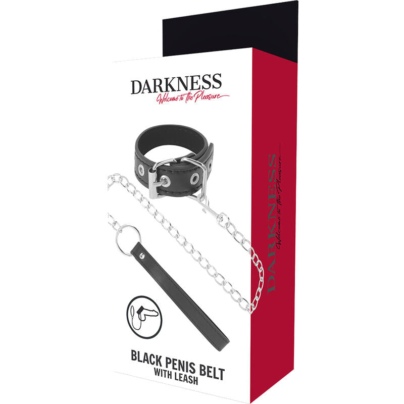 Comprar DARKNESS Anilla Con Correa – Juguete Erótico Para Mayor Control Y Placer Sensual-Noxtic