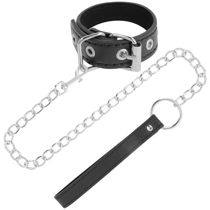 Comprar DARKNESS Anilla Con Correa – Juguete Erótico Para Mayor Control Y Placer Sensual-Noxtic