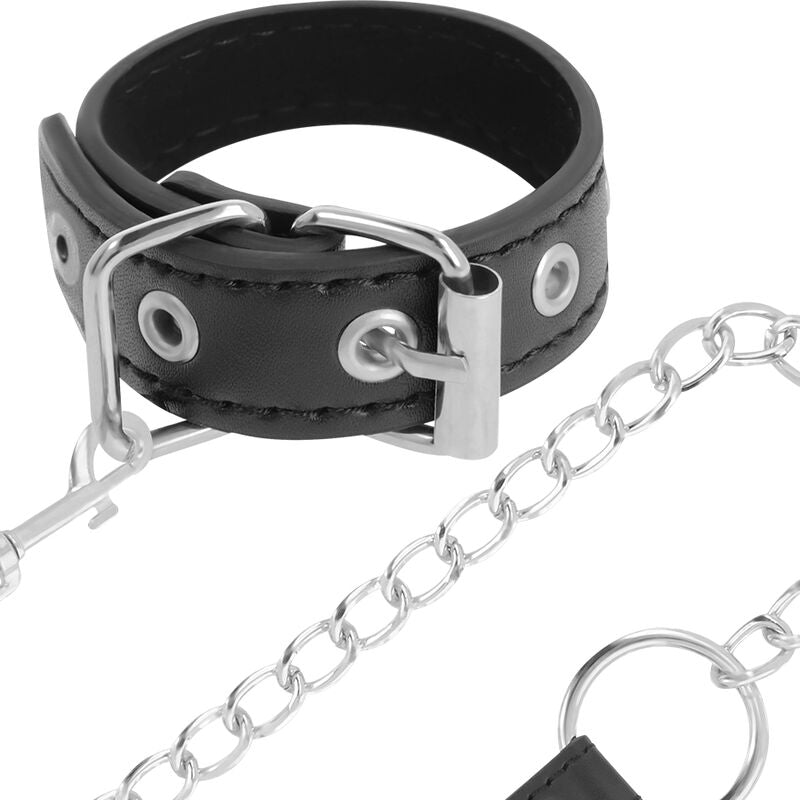 Comprar DARKNESS Anilla Con Correa – Juguete Erótico Para Mayor Control Y Placer Sensual-Noxtic