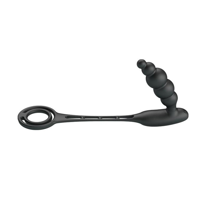 Plug Anal con Anillo para el Pene con Vibracion