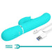 Gigi Vibrador con Licking y Thumping Turquesa
