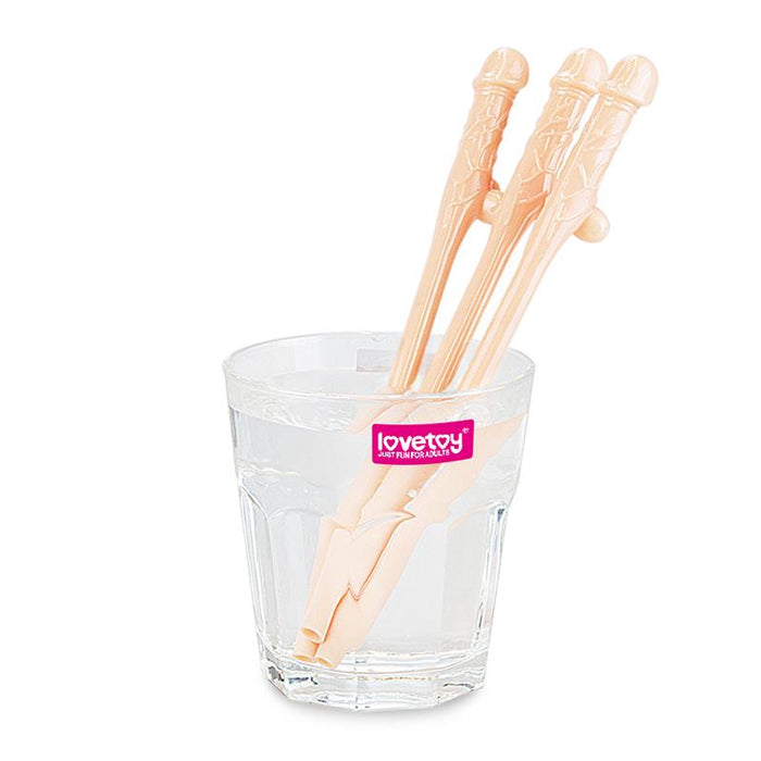 Pajita de Pene Pack de 9