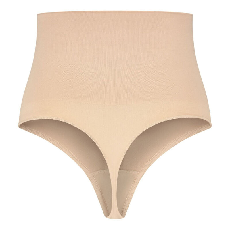 BYE-BRA - SEAMLESS BEIGE THONG STYLE GIRDLE SIZE M