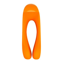 Satisfyer Candy Cane Vibrador Dedo Naranja – Diseño Ergonómico Para Placer Personalizado