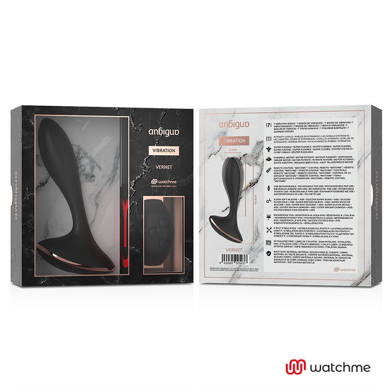 ANBIGUO Watchme Control Remoto Vibrador – Placer Intenso Con Tecnología Avanzada